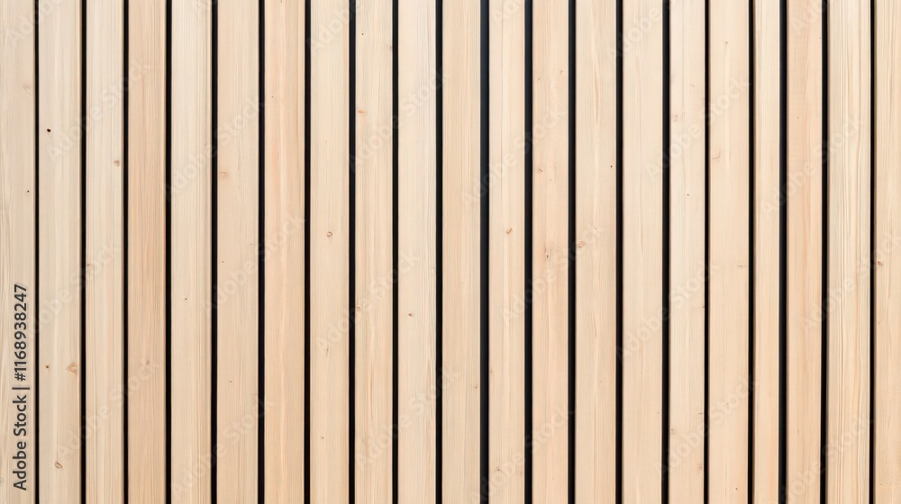 Fototapeta premium Wall made of wooden panels.