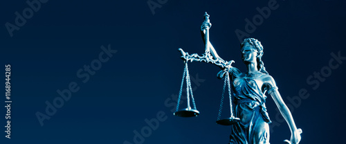Lady Justice statue. Law and justice concept