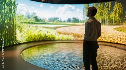 Virtual interactive display...
