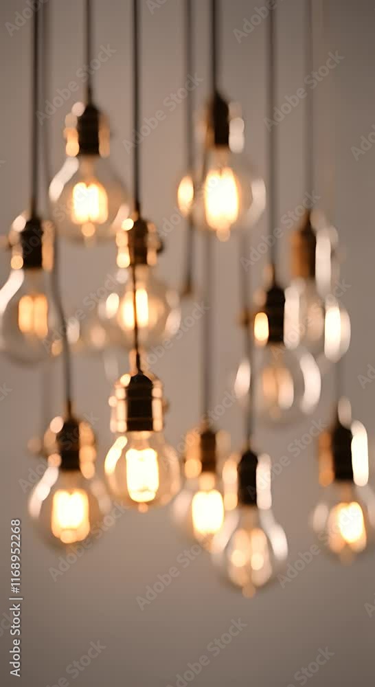 custom made wallpaper toronto digitalLightbulbs glowing Hanging Swinging flickering Light Bulb in a Dark Room on dark Background Old Edison tungsten incandescent shining on and turning off Energy crisis