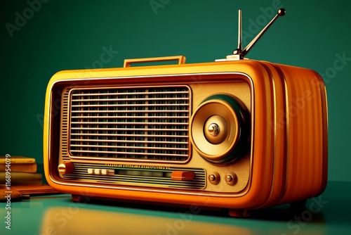 Explore the charm of vintage radio aesthetics from the past.
