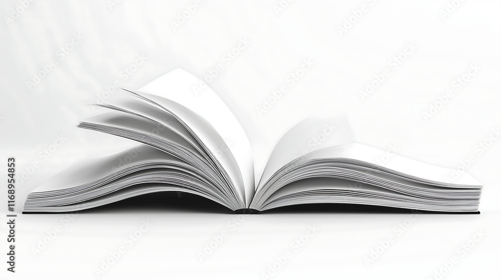 Open book. An open book. Open book. An open book.