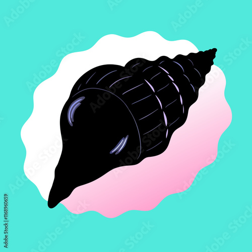 illustration of a fish in a plate