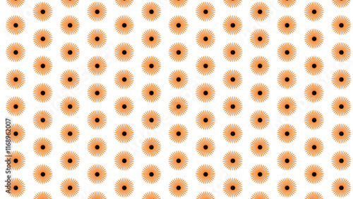 Colorful Flower Pattern Background