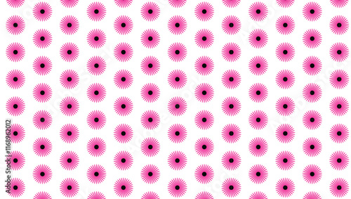 Colorful Flower Pattern Background