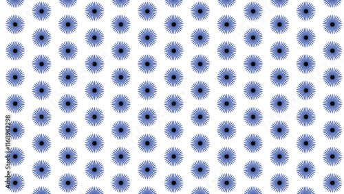 Colorful Flower Pattern Background