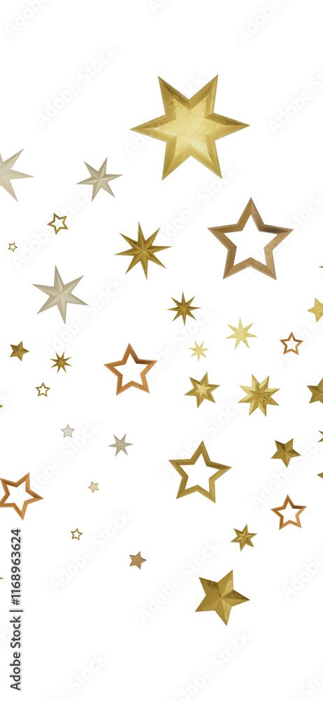 A digital illustration of golden stars on a black background, perfect for festive and celebratory themes. A digital illustration of golden stars on a black background, perfect for festive and celebratory themes.