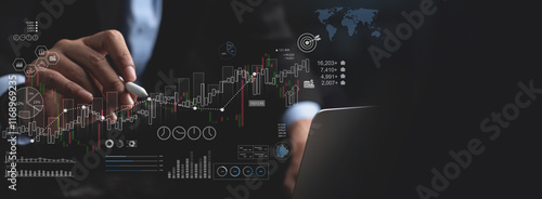 Foto Business, finance and investment concept