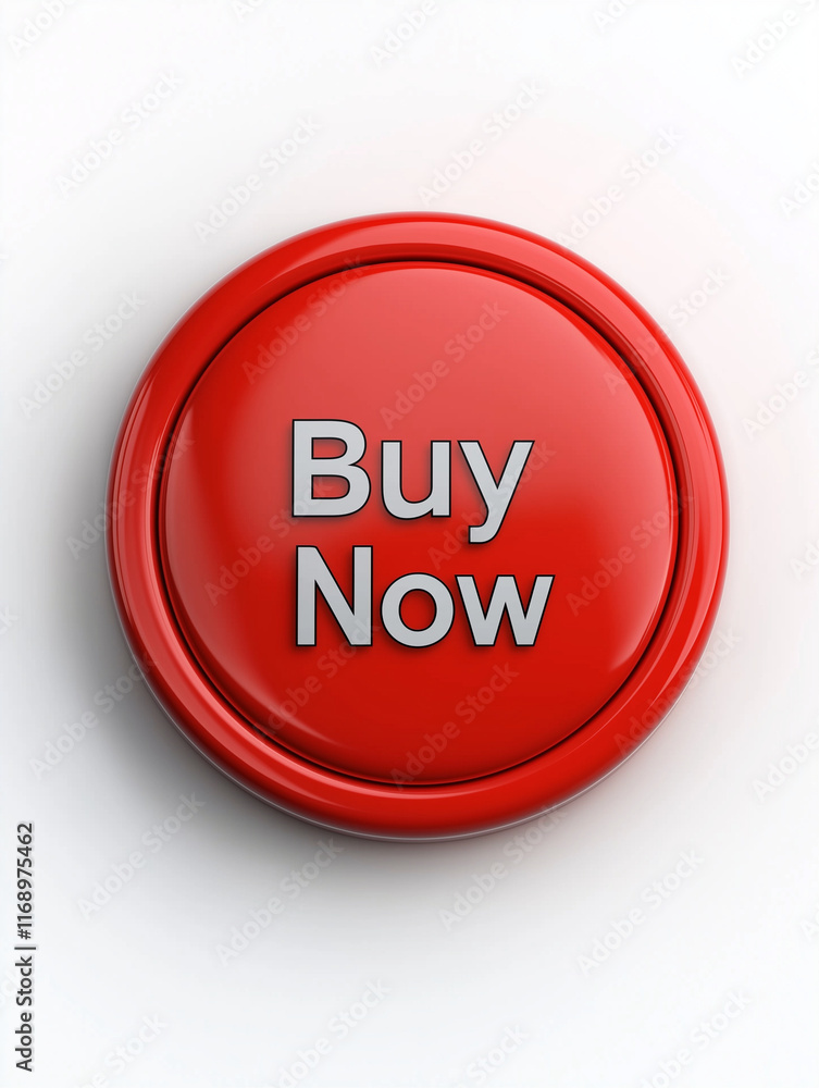 Red buy now button, 3D design, e commerce interface, online shopping, digital marketing, call to action, consumer engagement, sales promotion, user interaction, modern design Red buy now button, 3D design, e commerce interface, online shopping, digital marketing, call to action, consumer engagement, sales promotion, user interaction, modern design