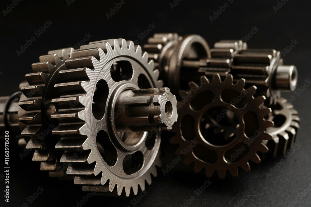 Metal gear wheel engine car and bike, mechanic industry. Metal gear wheel engine car and bike, mechanic industry.