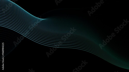 Dynamic 3D Echo Animation with Vibrant Colors, Perfect for Backgrounds or Presentations, loop