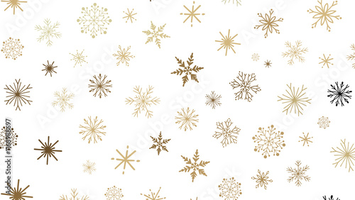 Snowflakes - Christmas Card - Snowflakes Of Paper In Frame