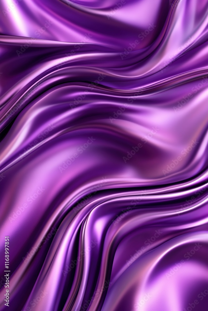 Fototapeta premium vertical image abstract textured background top view luxury silk satin material in bright purple colors