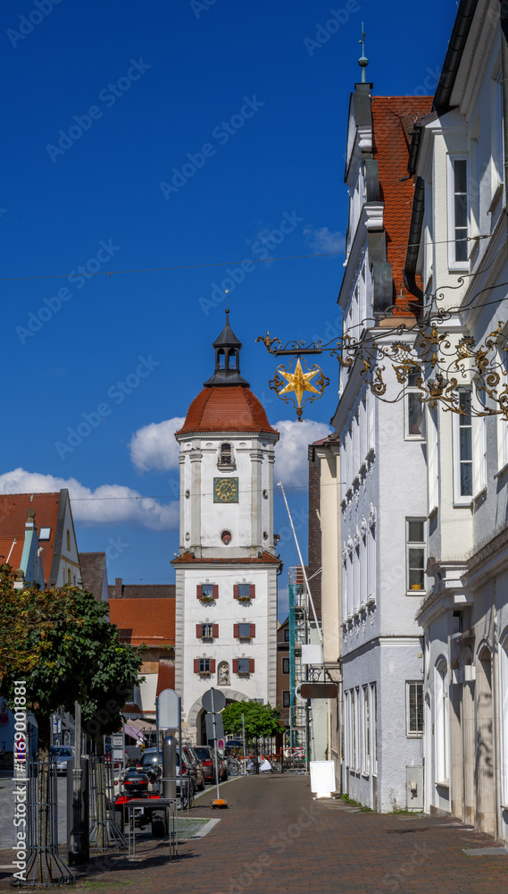Historic city gate of Dillingen