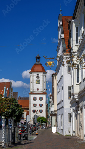 Obraz na płótnie Historic city gate of Dillingen w salonie