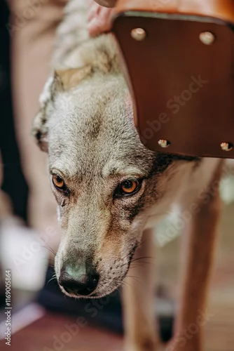 Fototapeta Zwierzęta przyprowadzone do galerii handlowej