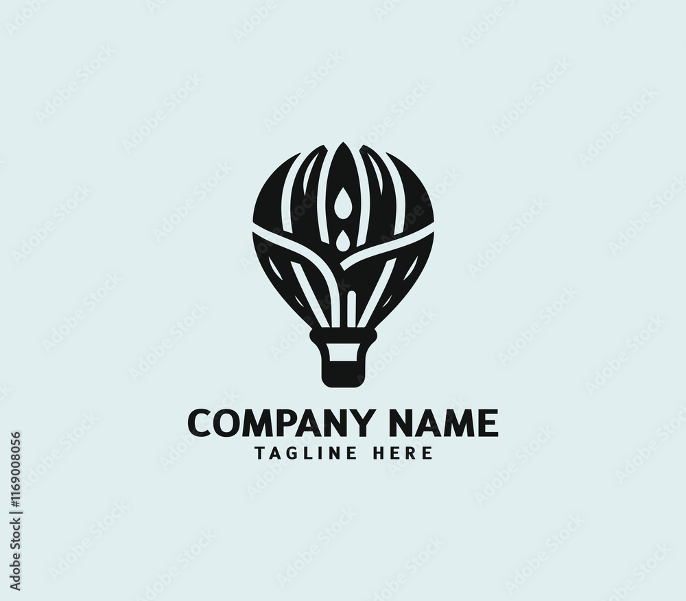 Hot air balloon logo design. Air balloon logo. Air adventure, Balloon festival, Sky travel vector Hot air balloon logo design. Air balloon logo. Air adventure, Balloon festival, Sky travel vector