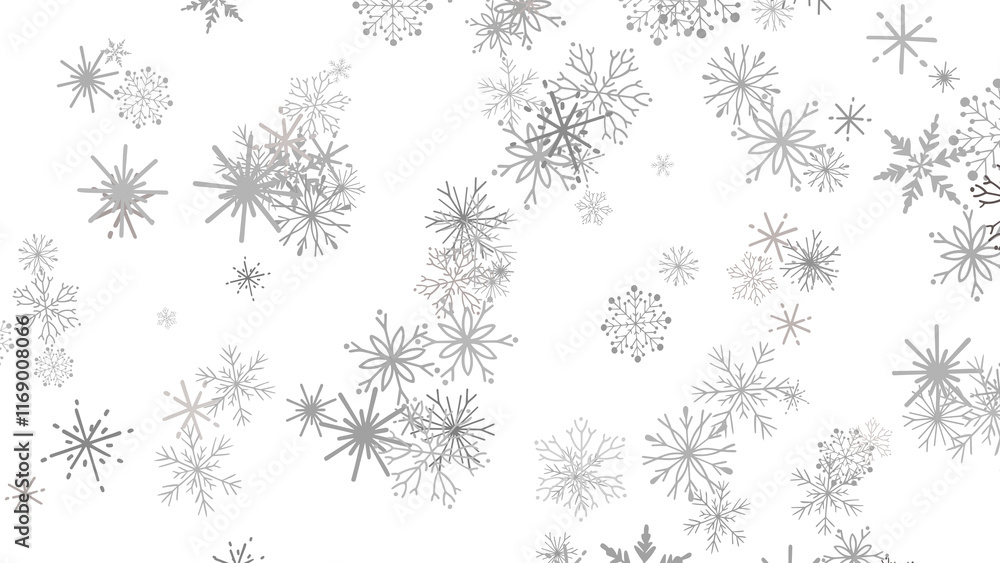 Winter christmas sky with falling snow Winter christmas sky with falling snow