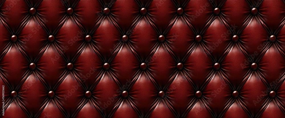 Fototapeta premium Elegant vintage quilted fabric sofa background.