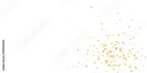 Magic stars vector overlay.  Gold stars scattered