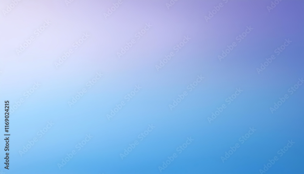 Obraz premium Soft Pastel Blue and Purple Gradient Background Abstract Smooth Color Transition for Desi