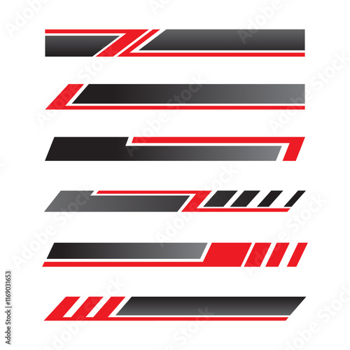 Sport racing stripes car stickers vinyl decal templates photo