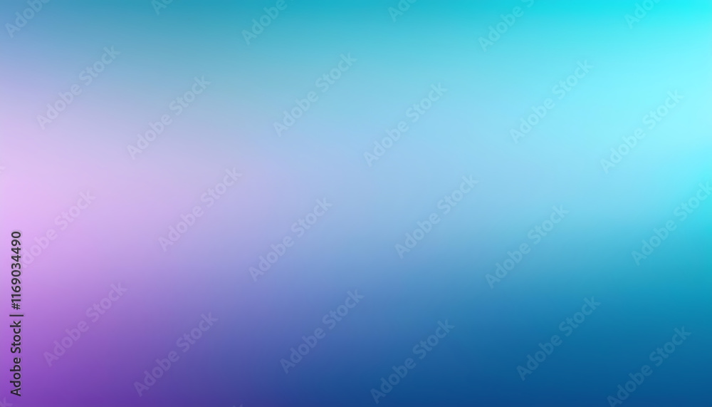 Obraz premium Abstract Gradient Background Purple Blue Cyan Teal Pastel Color Blend Smooth Transit
