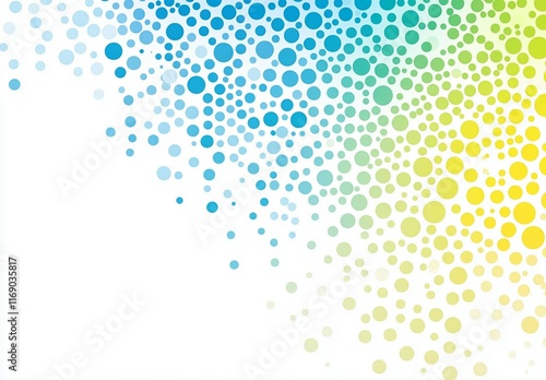 Colorful watercolor background with light pastel dots and halftone gradient