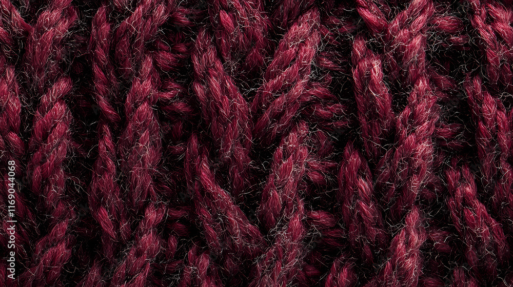 Rich Burgundy Wool Texture Surface Ideal for Winter Apparel Rich Burgundy Wool Texture Surface Ideal for Winter Apparel