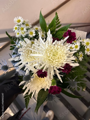 A wildflower bouquet of beautiful flowers