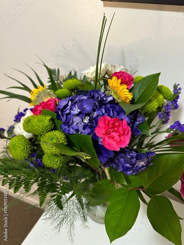 Colorful bouquet of flowers