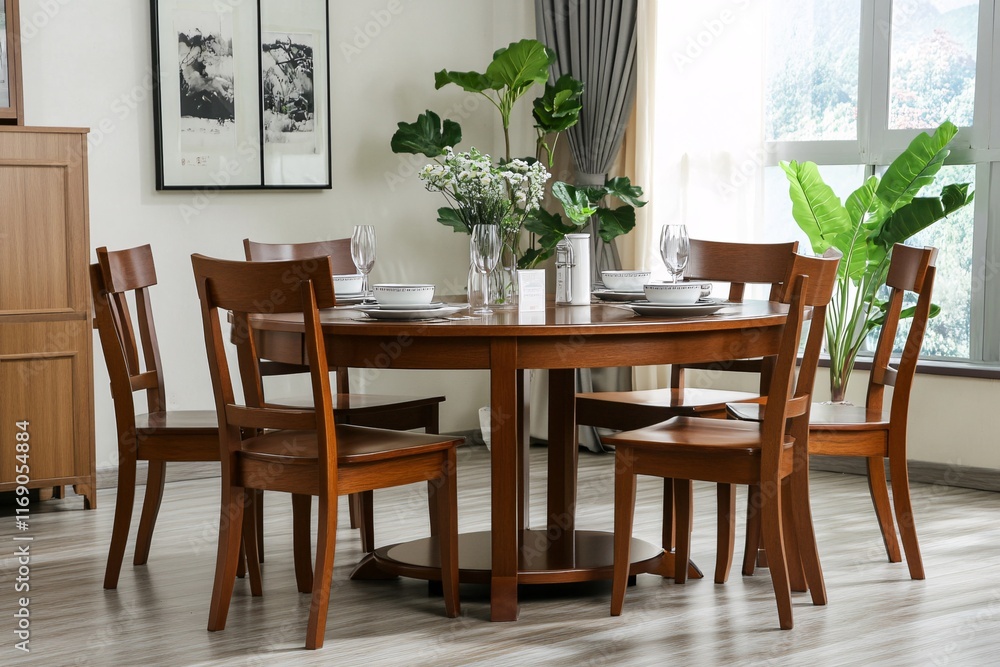 Fototapeta premium table and chairs