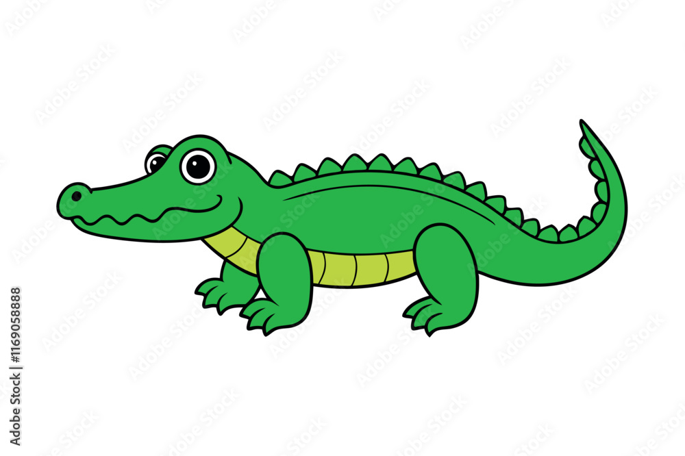 Crocodile vector illustration Crocodile vector illustration
