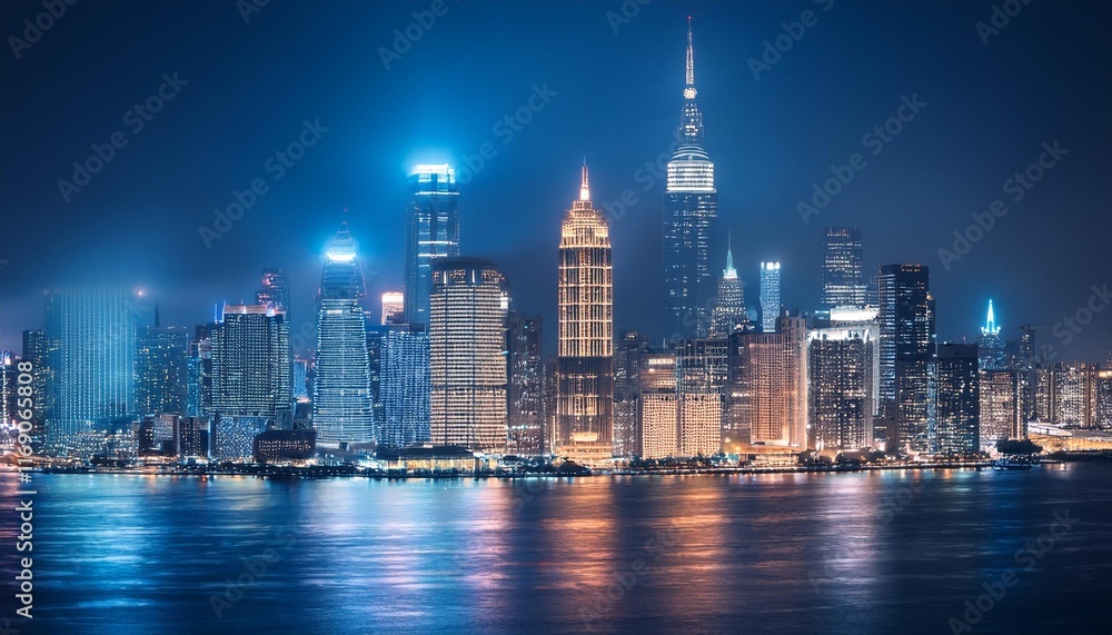 Obraz premium city skyline