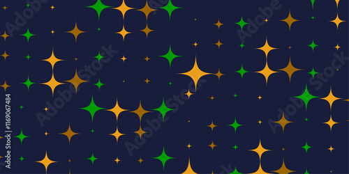 seamless background with stars