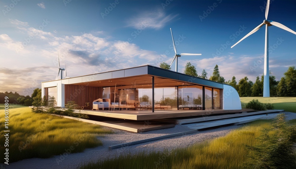 Obraz premium train in the countryside