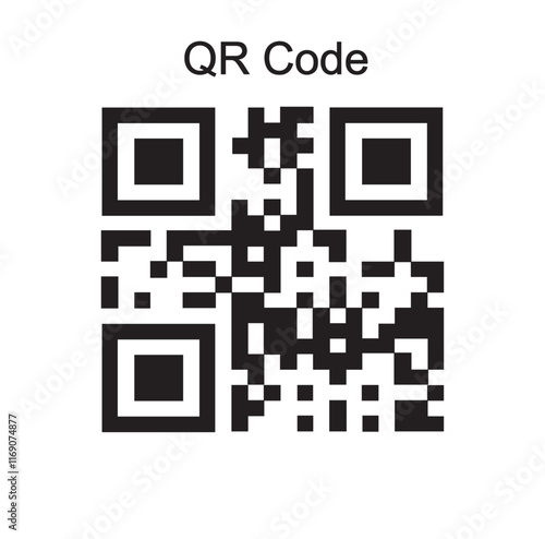 qr code vector photo