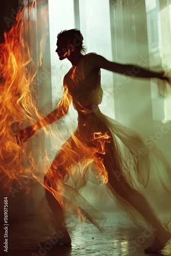 Fiery Dance of a Woman