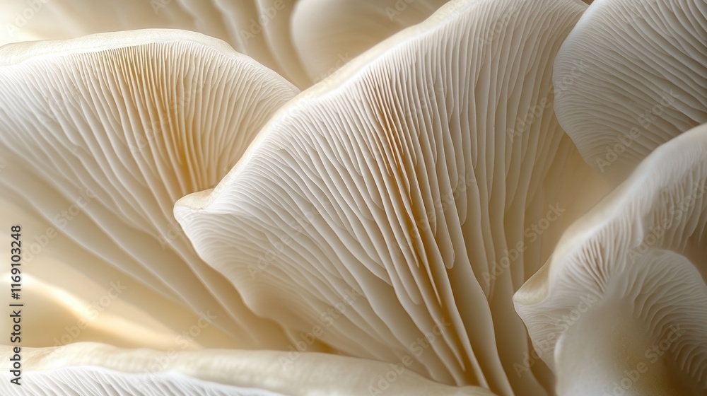 Close Up of Oyster Mushroom Close Up of Oyster Mushroom
