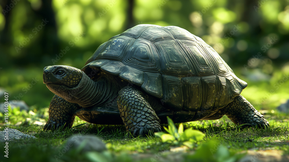 Obraz premium turtle on the ground