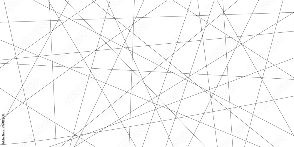 Obraz premium Abstract black lines with white background. Creative and geometric shape with luxury pattern and paper texture design. abstract background with stripes for website design Technology background. 