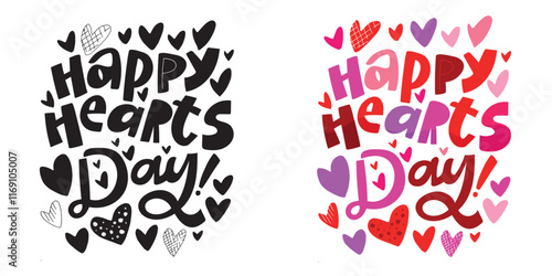 Trendy hand drawn doodle lettering quote about love and Valentine's day. Lettering for t-shirt design, mug print, bag print, clothes fashion. 100% hand drawn vector image.