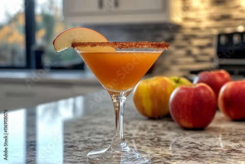 Spiced Apple Martini - Autumn Delight photo