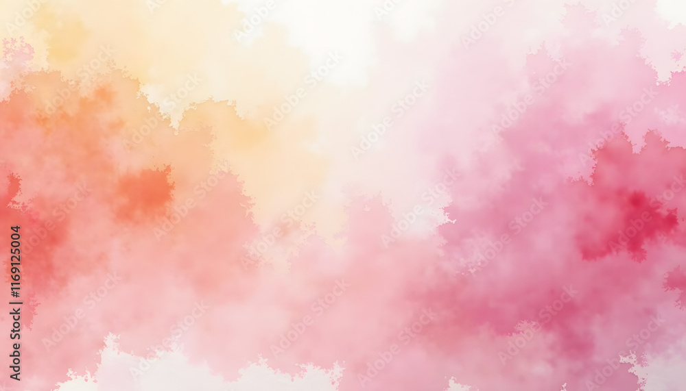 Soft watercolor abstract background with a gradient of warm colors and copy space Soft watercolor abstract background with a gradient of warm colors and copy space