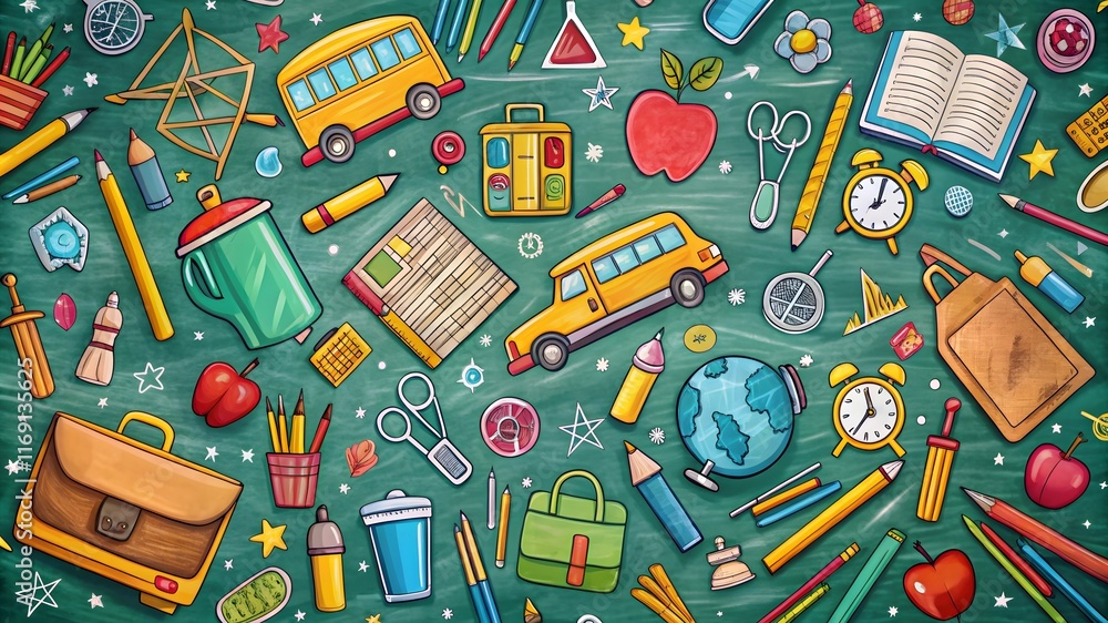 Back to school background image Back to school background image