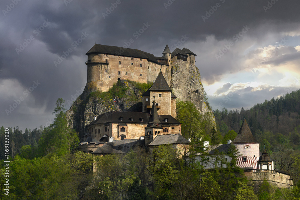 Naklejka premium Oravsky Hrad
