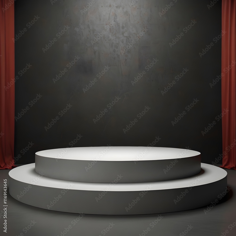 Background for product packaging on backdrop Showcase for presentation Background for product packaging on backdrop Showcase for presentation