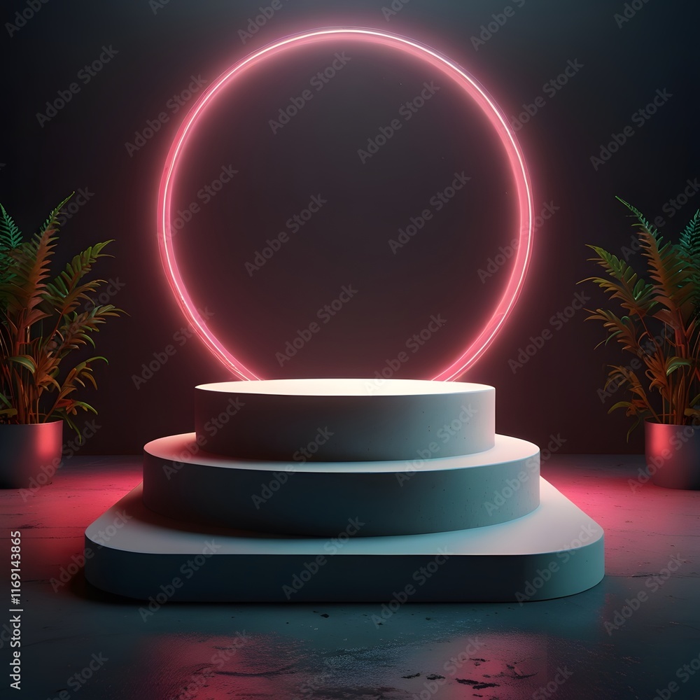 Background for product packaging on backdrop Showcase for presentation Background for product packaging on backdrop Showcase for presentation