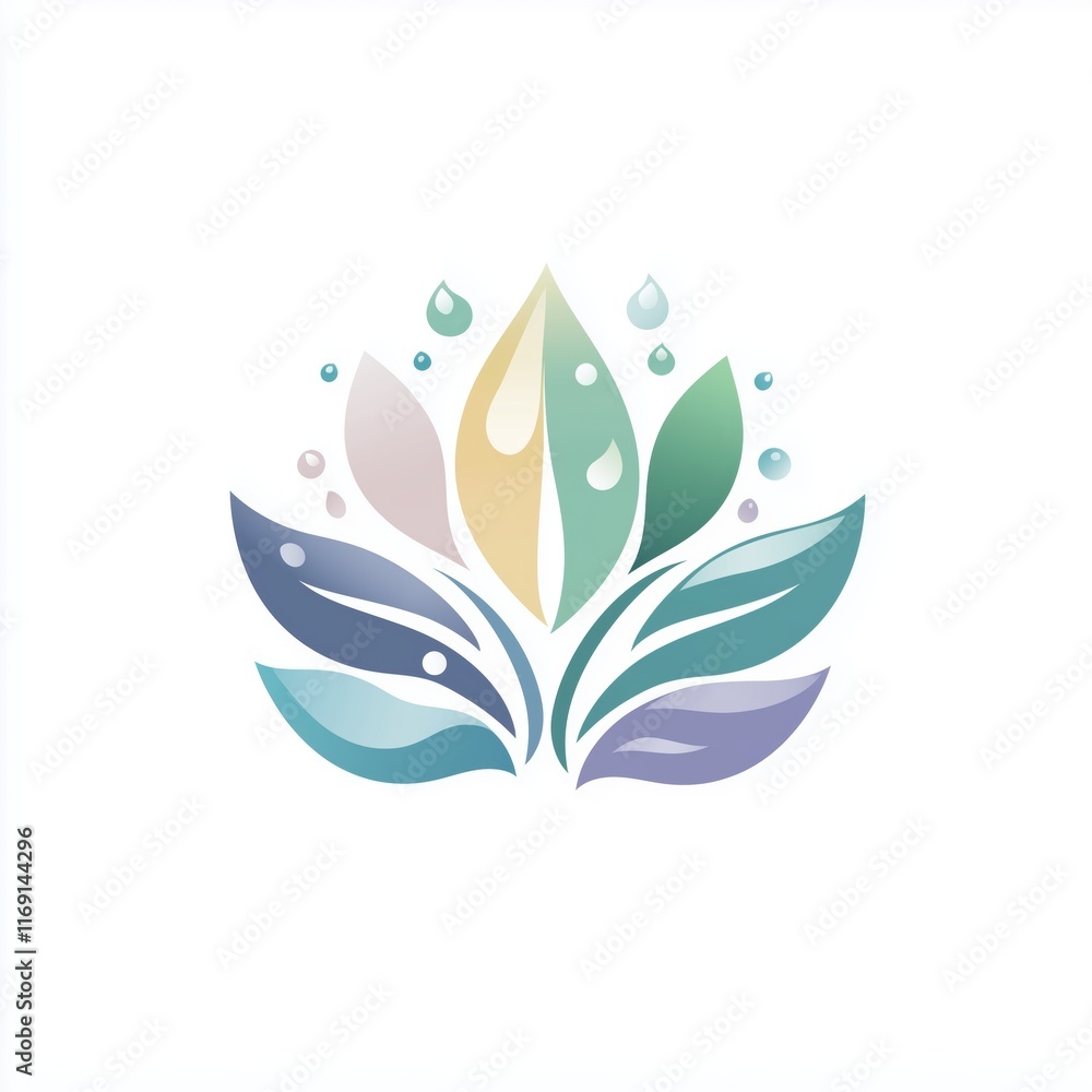 Brand logo for health and wellness with balance and harmony Brand logo for health and wellness with balance and harmony