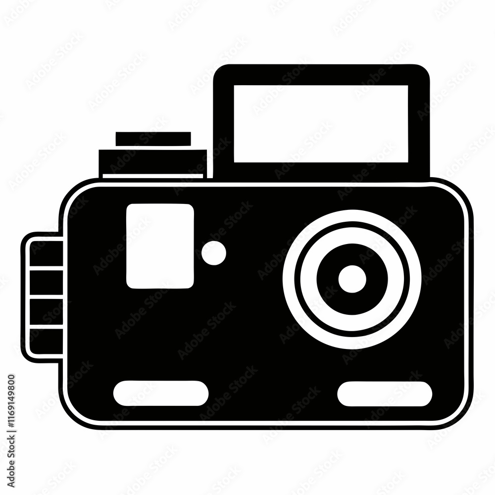 Dashcam Silhouette Vector Design Dashcam Silhouette Vector Design